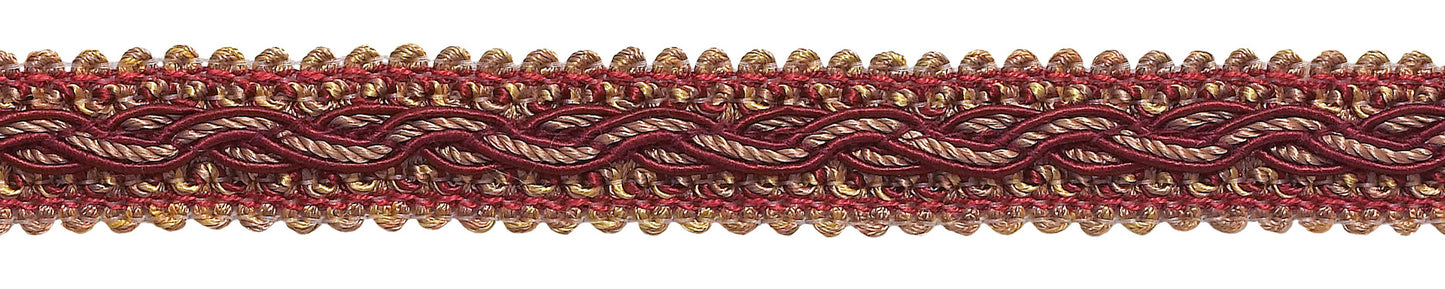 #Color_Taupe Burgundy Red Multicolor (Color# 8612)