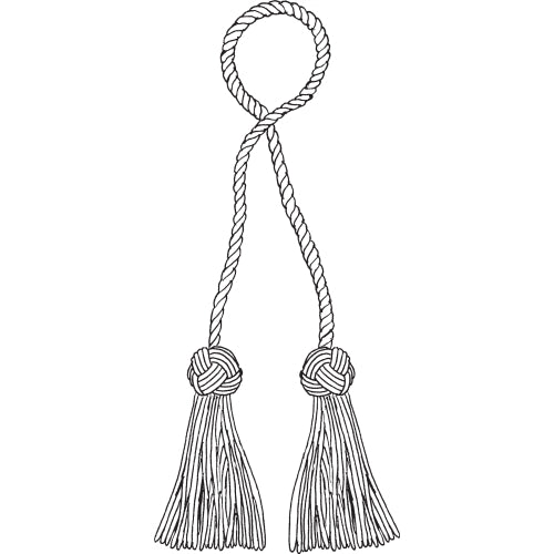 DÉCOPRO Baroque Collection Double Tassel Curtain and Drapery Tieback / Holdback, 3 1/2" (8.5cm), 20" (50.5cm) # BCT, Gold Medley #8633 (Two-Tone Gold, Beige) | Sold Individually - DecoPro