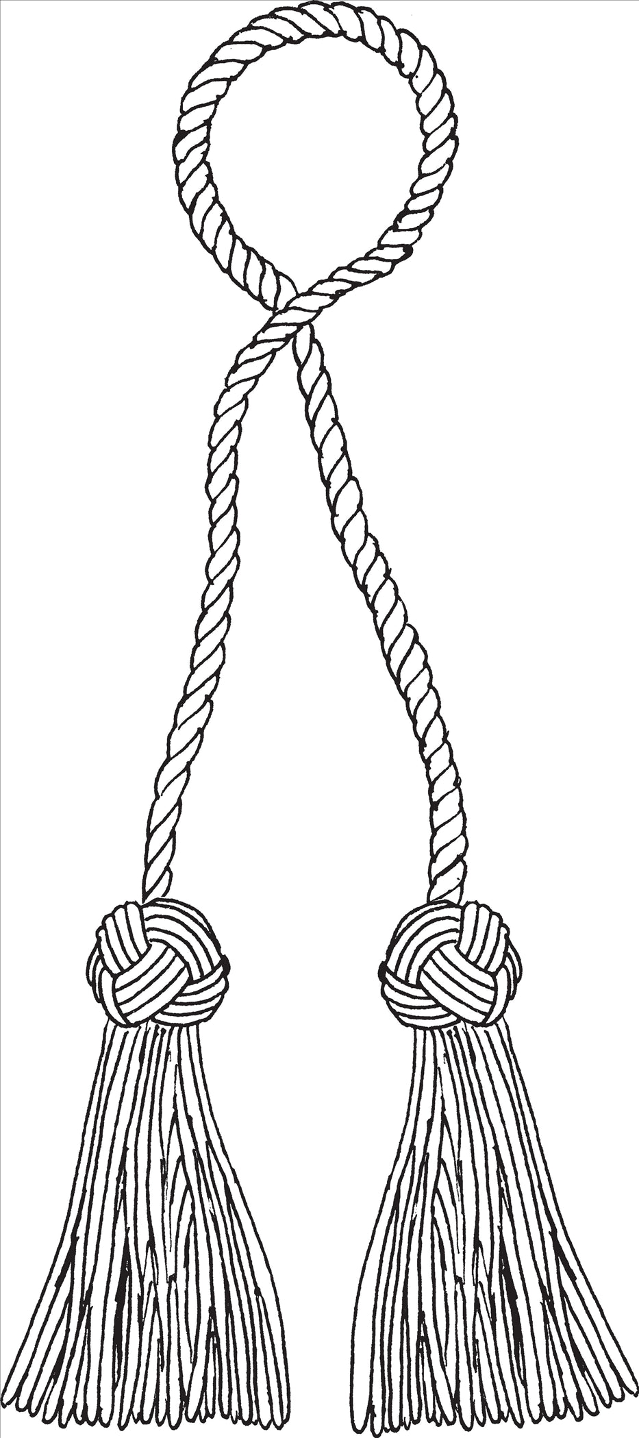 DÉCOPRO Turkish Head Double Tassel Curtain and Drapery Tieback / Holdback, 3 3/4" (9.5cm), 27" (68.5cm) # BHCT, Antique Gold #C4 (Dark Yellow Gold) | Set of 4 - DecoPro