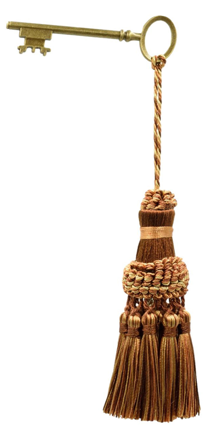 DÉCOPRO Noblesse Collection Elegant Hand Crafted 4" # NKT, Toffee Brown #08 (Light Brown, Chocolate Brown) | Sold Individually - DecoPro