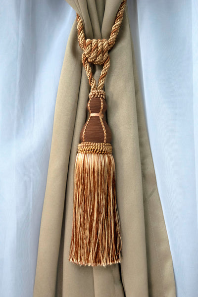 DÉCOPRO Elegant Large Tassel Tieback for Curtains & Draperies, Tassel Length 12