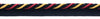 12 Yard Value Pack / Medium Red, Black, Gold 1/4 inch Alexander Collection Lip Cord / Style# 0025AXPK, Color: Scarab - LX10 (36 Ft / 11M)
