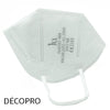 Pack of 10 Disposable KN95 Face Masks, Mouth & Nose Safety Protection, 5-Layer Filter Barrier / Manufactured for and Sold Exclusively by DecoPro / Specified by FDA on EUA List / KN95c