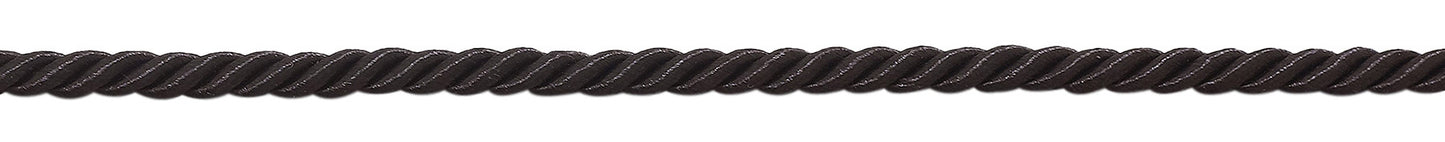 16 Yard Value Pack of Small 3/16 inch Basic Trim Decorative Rope (Black), Style# 0316NL Color: BLACK - K9 (50 Feet / 15M) - DecoPro