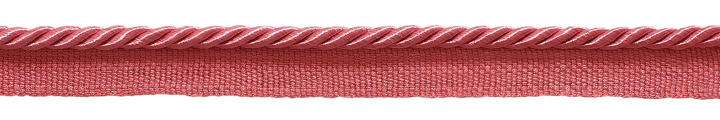 16 Yard Value Pack of 3/16 inch (.5cm) / Basic Trim Lip Cord / Style# 0316S (21976), Color: Light Rose - K13 (49 Ft / 14.6M) - DecoPro