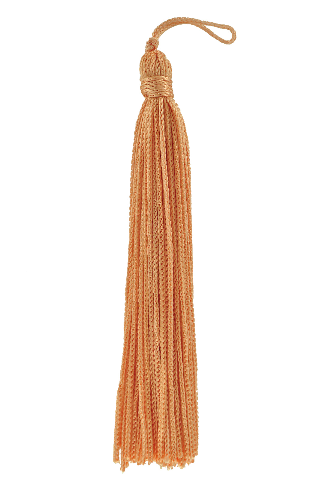 Set of 10 PEACH Chainette Tassel, 4 Inch Long with 1 Inch Loop, Basic Trim Collection Style# RT04 Color:SALMON - E16 - DecoPro