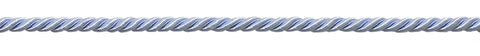Small 3/16 inch LIGHT BLUE, Basic Trim Decorative Rope, Style# 0316NL Color: Arctic Blue - N14 (Sold by The Yard)