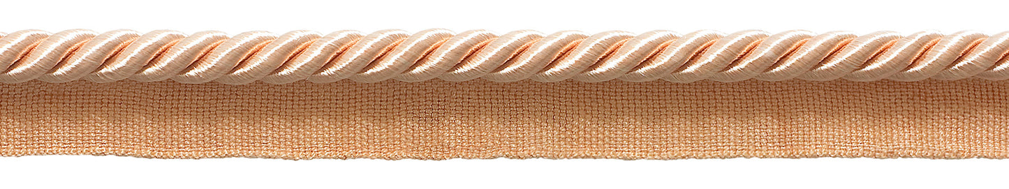 Medium 5/16 inch Basic Trim Lip Cord (Salmon), Sold by The Yard , Style# 0516S Color: SALMON - E16 - DecoPro