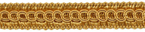 1/2 inch Basic Trim Decorative Gimp Braid, Style# 0050SG Color: GOLD - C4, Sold By the Yard