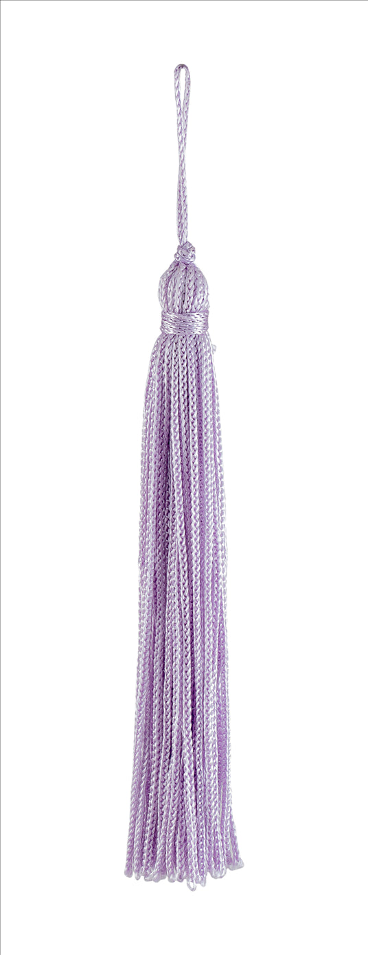Set of 10 Light Purple Chainette Tassel, 4 Inch Long with 1 Inch Loop, Basic Trim Collection Style# RT04 Color:LILAC - D7 - DecoPro