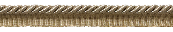 10 Yard Value Pack / Medium 5/16 inch Basic Trim Lip Cord (Sandstone Light Beige) / Style# 0516S Color: A10 (30 Ft / 9.1 Meters)
