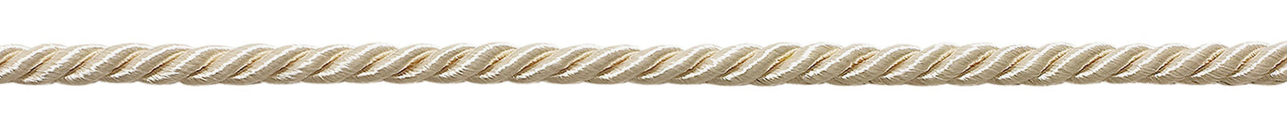 16 Yard Value Pack of Small 3/16 inch Ivory / Ecru Basic Trim Decorative Rope, Style# 0316NL Color: NATURAL - A2 (50 Feet / 15M) - DecoPro