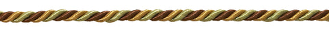 12 Yard Value Pack of Small BROWN GOLD Baroque Collection 3/16 inch Decorative Cord Without Lip Style# 316BNLPK Color: GOLDEN CHESTNUT - 5207 (36 Ft / 11M)