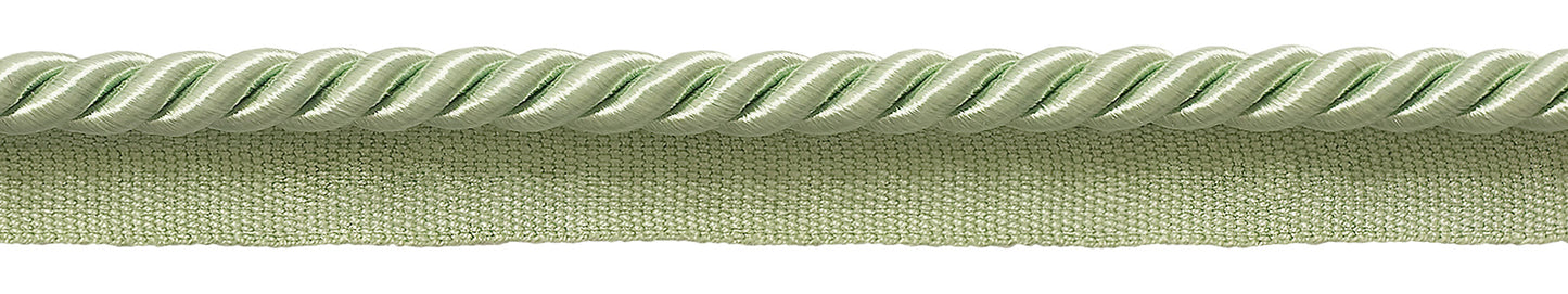 Medium 5/16 inch Basic Trim Lip Cord (Pale Jade), Sold by The Yard , Style# 0516S Color: PALE JADE - G12 - DecoPro