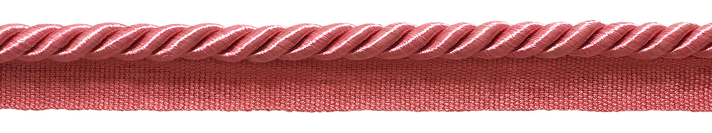 10 Yard Value Pack of Medium 5/16 inch Basic Trim Lip Cord Style# 0516S Color: LIGHT ROSE - K13 (30 Ft / 9.1 Meters) - DecoPro