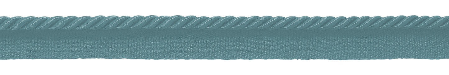 12 Yard Value Pack of 3/16 inch (.5cm) / Light Aqua Blue Cord with Lip / Style# 0316S (21976), Color: Ocean Blue - M17 (36 Ft / 11M) - DecoPro