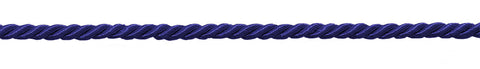 Small 3/16 inch Basic Trim Decorative Rope / Sold by The Yard / Style# 0316NL / Color: Ultramarine Blue - J4