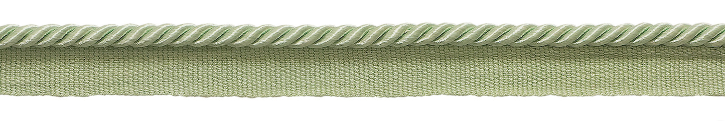 16 Yard Value Pack of 3/16 inch (.5cm) / Green Basic Trim Lip Cord / Style# 0316S (21976), Color: Pale Jade - G12 (49 Ft / 14.6M) - DecoPro