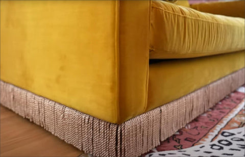 DÉCOPRO Bullion Fringe - Premium Upholstery Fringe Trim for Sofas, Couches, and Ottomans