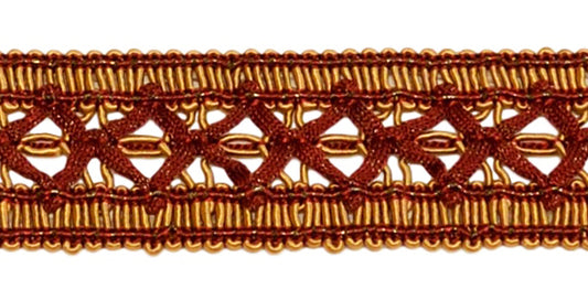 #Color_Burgundy Gold Red Multicolor (Color# 1253)