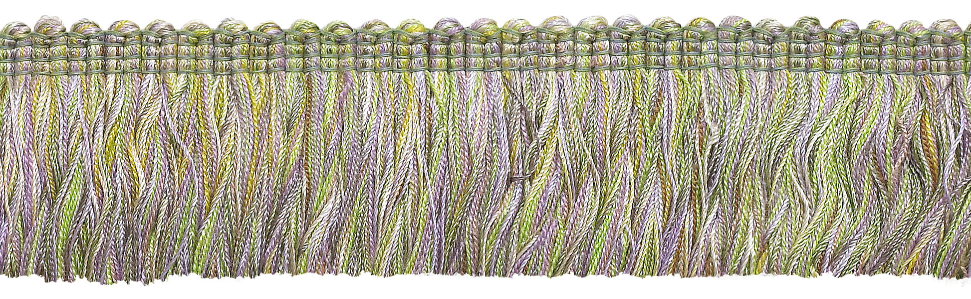 DÉCOPRO 1 3/4" (4cm) Baroque Collection Decorative Brush Fringe Trim # 0175BB, Sage Lilac Purple #8426 (Lavender Purple, Periwinkle Blue, Sage Green) | Sold By The Yard (36"/3 ft/0.9m) - DecoPro
