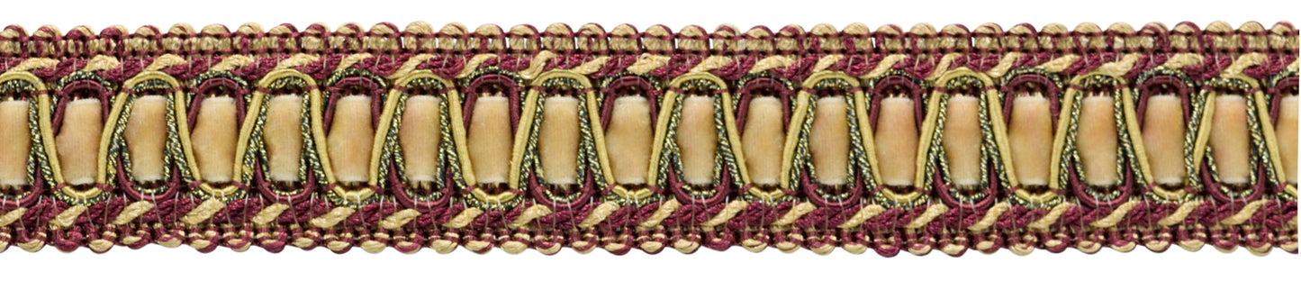 #Color_Burgundy Gold Red Multicolor (Color# 1253)