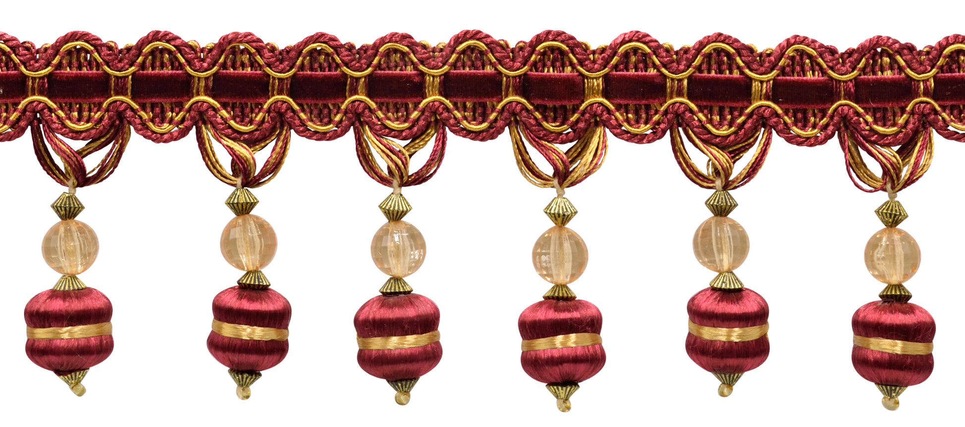 #Color_Burgundy Gold Red Multicolor (Color# 1253)