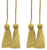 DÉCOPRO Turkish Head Double Tassel Curtain and Drapery Tieback / Holdback, 3 3/4