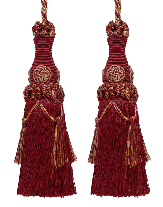 #Color_Taupe Burgundy Red Multicolor (Color# 8612)