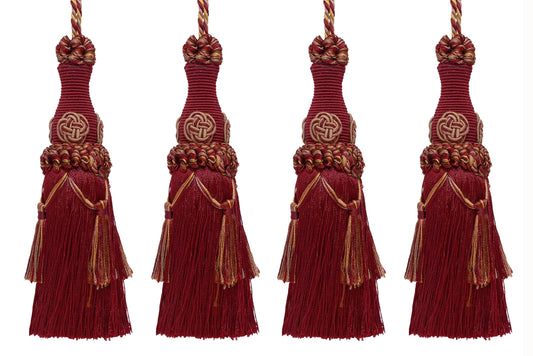 #Color_Taupe Burgundy Red Multicolor (Color# 8612)