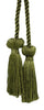 DÉCOPRO Decorative Double Tassel Curtain and Drapery Tieback / Holdback, 3