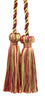 DÉCOPRO Decorative Double Tassel Curtain and Drapery Tieback / Holdback, 3