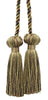 DÉCOPRO Decorative Double Tassel Curtain and Drapery Tieback / Holdback, 3