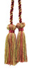 DÉCOPRO Decorative Double Tassel Curtain and Drapery Tieback / Holdback, 3
