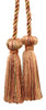 DÉCOPRO Decorative Double Tassel Curtain and Drapery Tieback / Holdback, 3