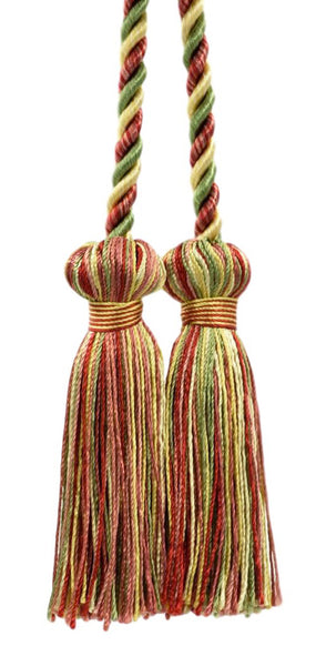 DÉCOPRO Decorative Double Tassel Curtain and Drapery Tieback / Holdback, 3