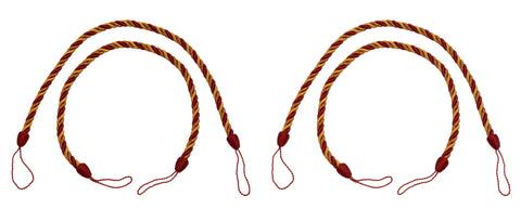 DÉCOPRO Beautifully Handcrafted Curtain and Drapery Decorative Rope Tieback, Spread 26