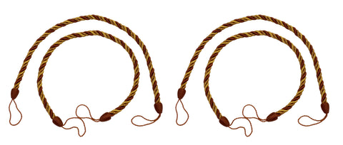 DÉCOPRO Beautifully Handcrafted Curtain and Drapery Decorative Rope Tieback, Spread 26