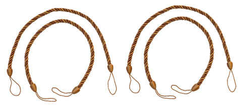 DÉCOPRO Beautifully Handcrafted Curtain and Drapery Decorative Rope Tieback, Spread 26