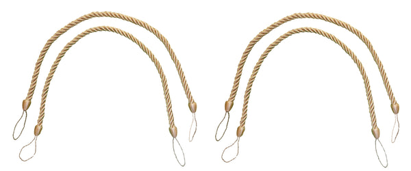 DÉCOPRO Beautifully Handcrafted Curtain and Drapery Decorative Rope Tieback, Spread 26