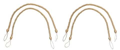 DÉCOPRO Beautifully Handcrafted Curtain and Drapery Decorative Rope Tieback, Spread 26