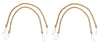 DÉCOPRO Beautifully Handcrafted Curtain and Drapery Decorative Rope Tieback, Spread 26