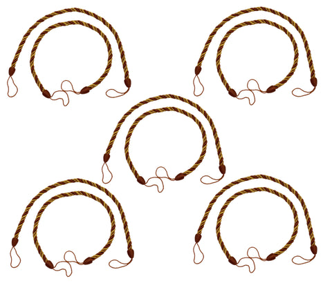 DÉCOPRO Beautifully Handcrafted Curtain and Drapery Decorative Rope Tieback, Spread 26