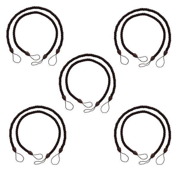 DÉCOPRO Beautifully Handcrafted Curtain and Drapery Decorative Rope Tieback, Spread 26