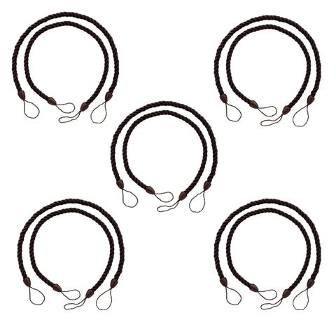 DÉCOPRO Beautifully Handcrafted Curtain and Drapery Decorative Rope Tieback, Spread 26