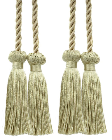 DÉCOPRO Decorative Double Tassel Curtain and Drapery Tieback / Holdback, 3
