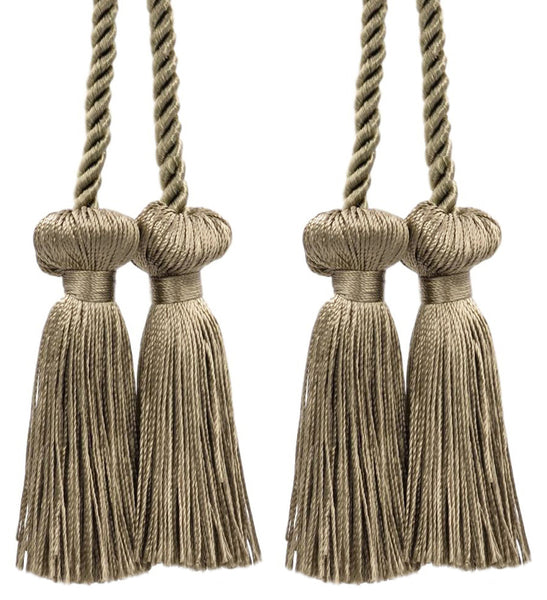 DÉCOPRO Decorative Double Tassel Curtain and Drapery Tieback / Holdback, 3