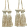 DÉCOPRO Decorative Double Tassel Curtain and Drapery Tieback / Holdback, 3