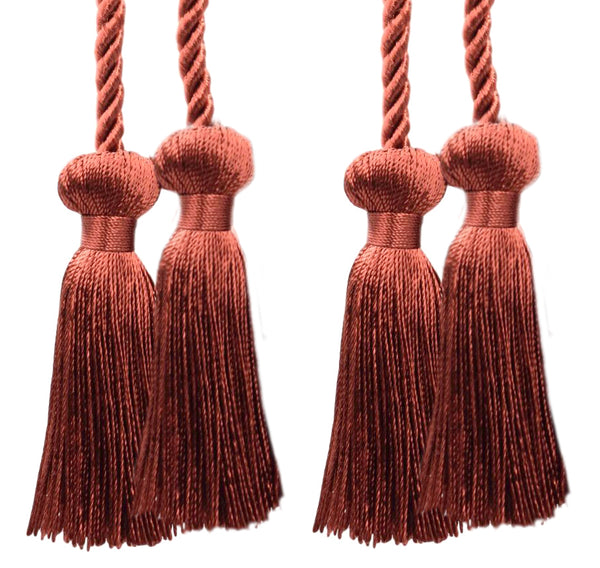 DÉCOPRO Decorative Double Tassel Curtain and Drapery Tieback / Holdback, 3