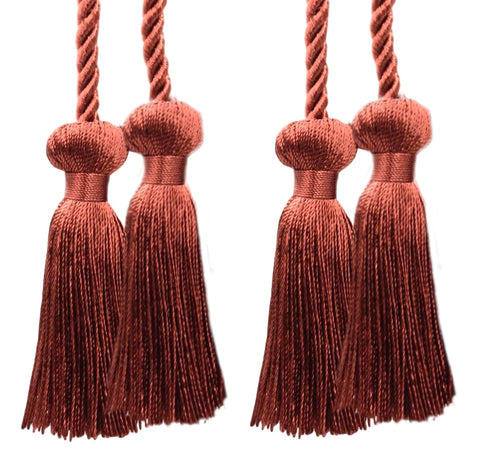 DÉCOPRO Decorative Double Tassel Curtain and Drapery Tieback / Holdback, 3